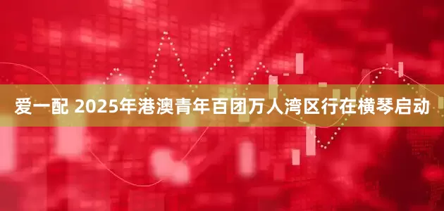 爱一配 2025年港澳青年百团万人湾区行在横琴启动